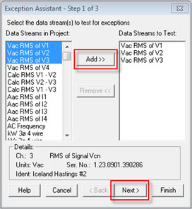 Pronto Software Exception Assistant Step 1 of 3