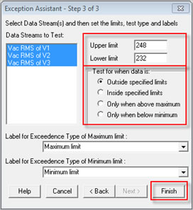 Pronto Software Exception Assistant Step 3 of 3