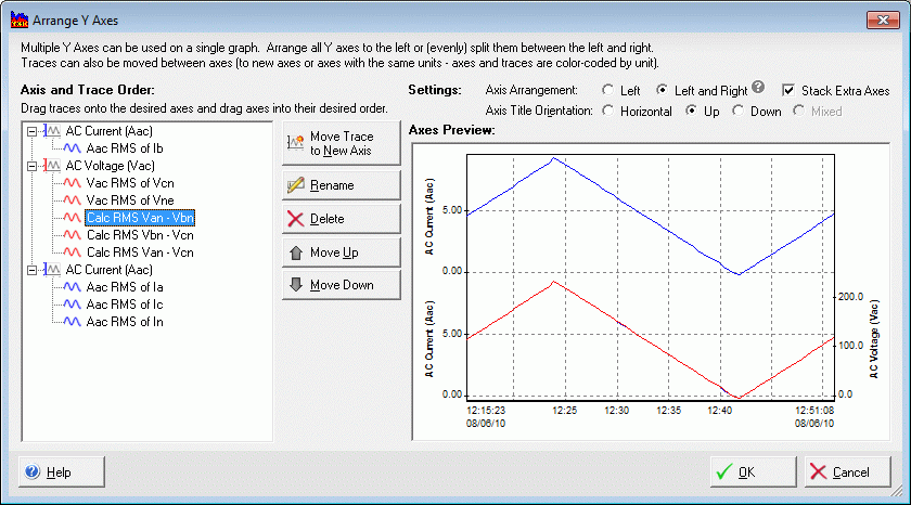 Arrange Axes