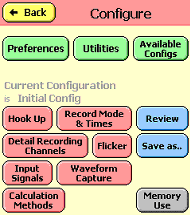 PM7000 Configure screen